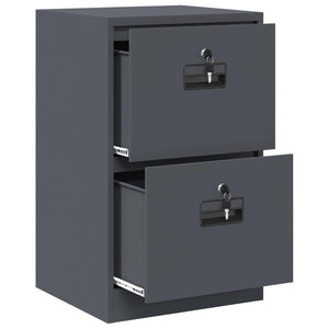 Aktenschrank Anthrazit Stahl