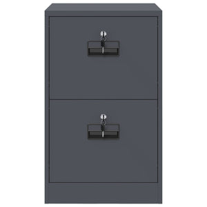 Aktenschrank Anthrazit Stahl