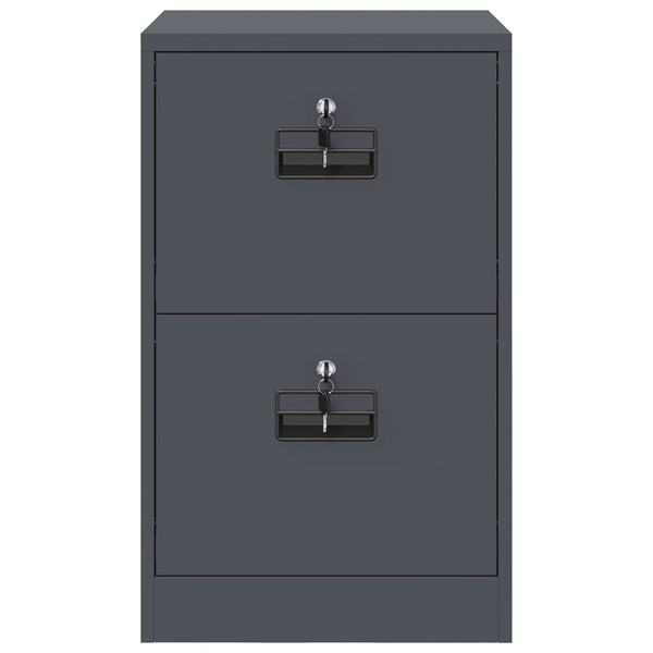 Aktenschrank Anthrazit Stahl