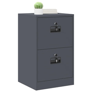 Aktenschrank Anthrazit Stahl