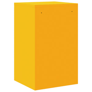 vidaXL Classeur Jaune Moutarde 45,5 x 42 x 74,5 cm Acier laminé à froid