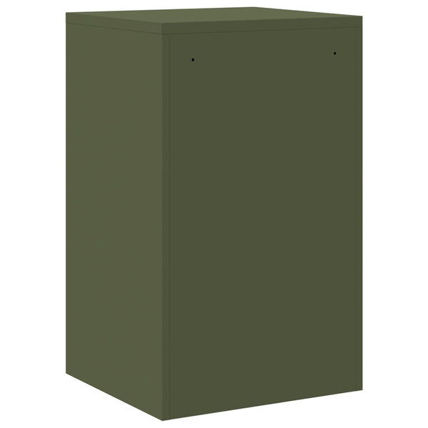 Aktenschrank Olive Grün Stahl