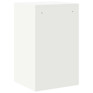 Weißer Aktenschrank aus Stahl, 45,5 cm