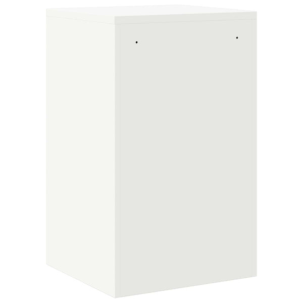 Weißer Aktenschrank aus Stahl, 45,5 cm