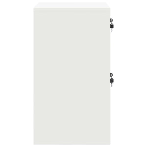 Weißer Aktenschrank aus Stahl, 45,5 cm