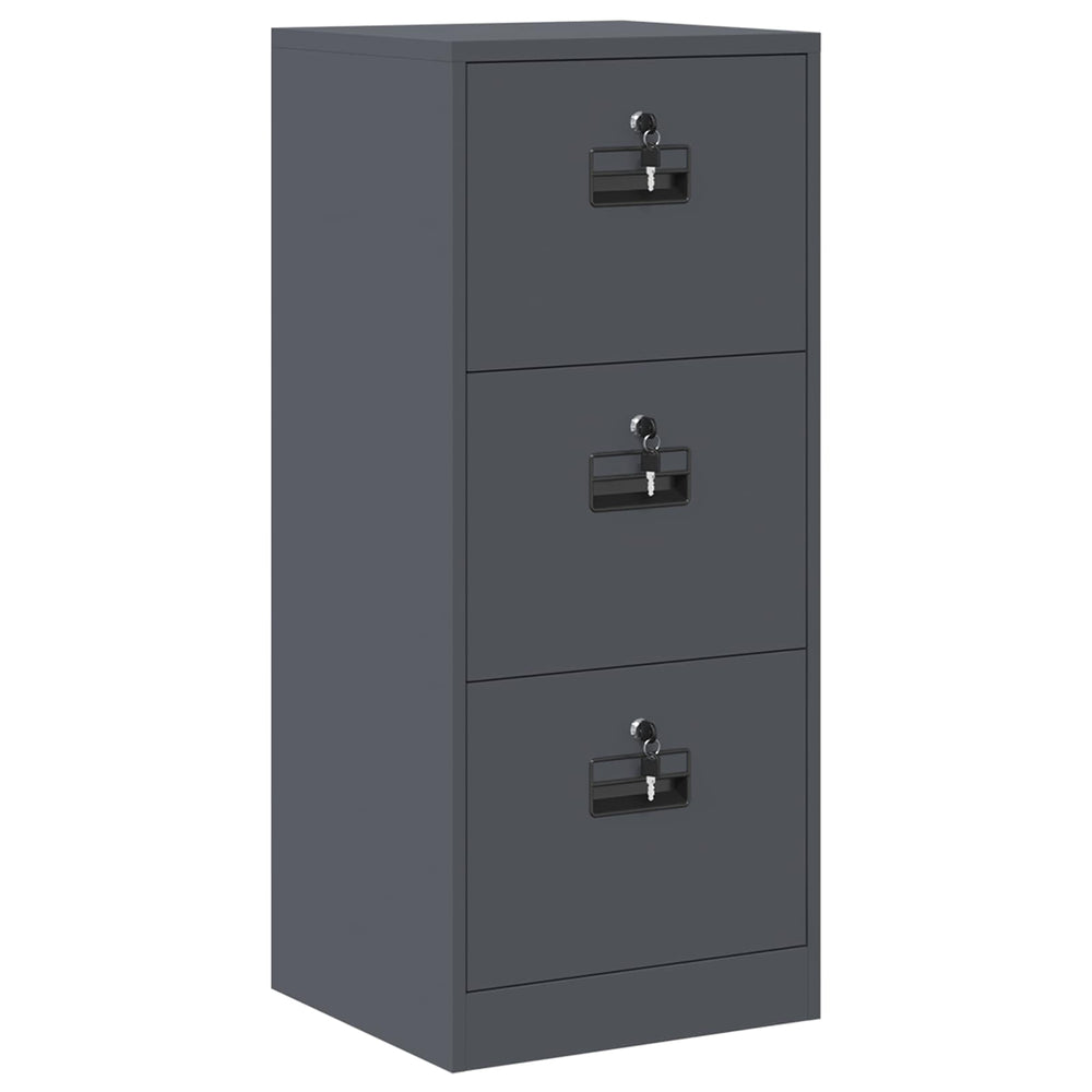 Aktenschrank Anthrazit Stahl 106,5 cm