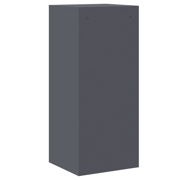 vidaXL Armoire de classement Anthracite 45,5 x 42 x 106,5 cm Acier laminé à froid