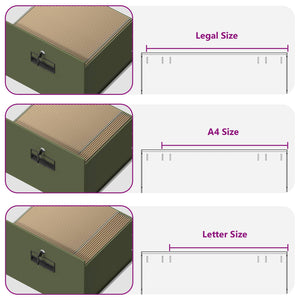 Aktenschrank Olive Grün mit Schubladen