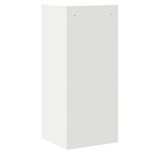 Weißer Aktenschrank aus Stahl, 106,5 cm hoch
