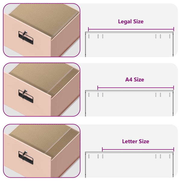 Rosa Aktenschrank aus Stahl