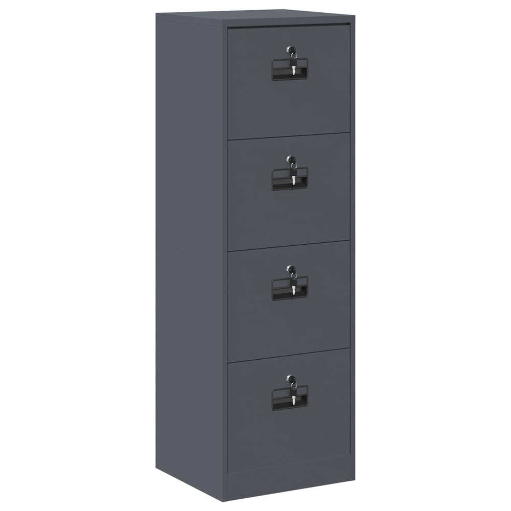 Aktenschrank Anthrazit Stahl 139cm