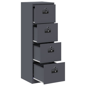 Aktenschrank Anthrazit Stahl 139cm