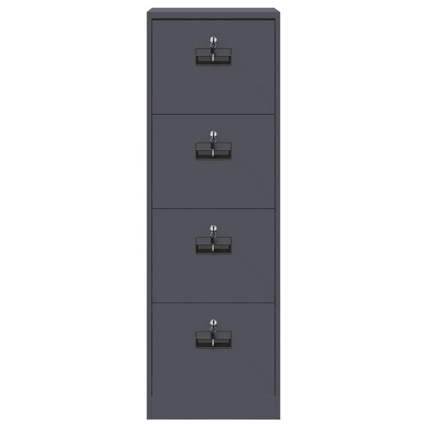 Aktenschrank Anthrazit Stahl 139cm