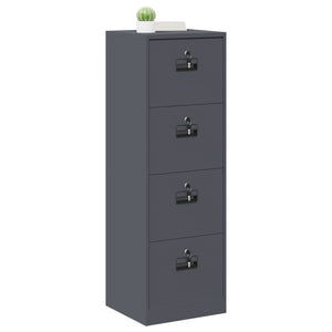 Aktenschrank Anthrazit Stahl 139cm