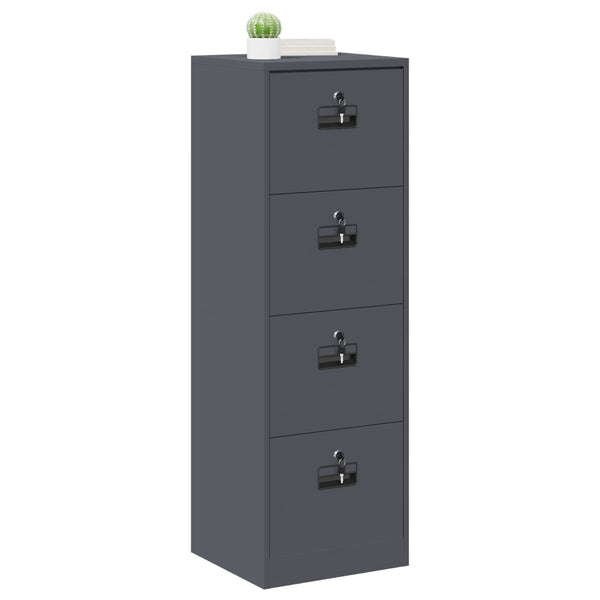 Aktenschrank Anthrazit Stahl 139cm