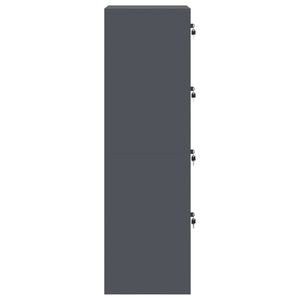 Aktenschrank Anthrazit Stahl 139cm