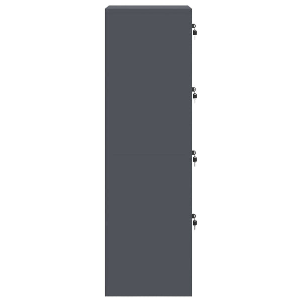 Aktenschrank Anthrazit Stahl 139cm