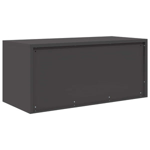 Stahlschrank Schwarz, 90x40x40 cm