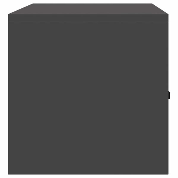 Stahlschrank Schwarz, 90x40x40 cm
