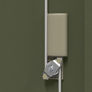 Aktenschrank Olive Grün Stahl 90x40x40cm