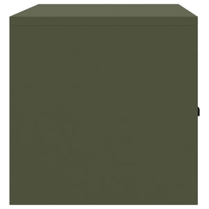 Aktenschrank Olive Grün Stahl 90x40x40cm