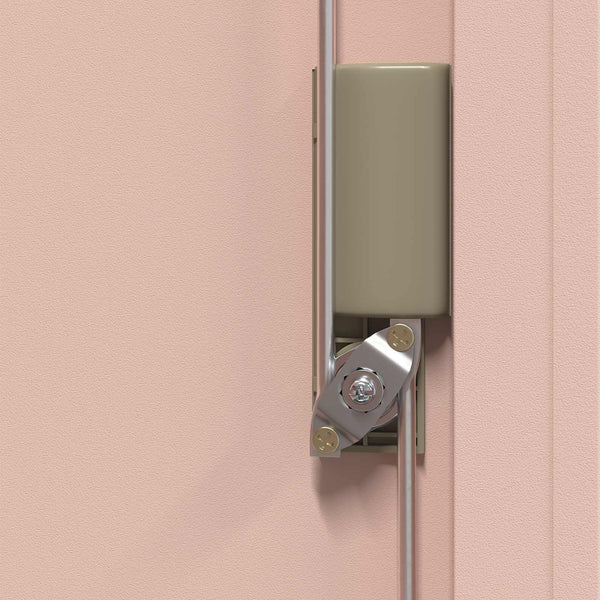 Rosa Aktenschrank Stahl 90x40x70cm