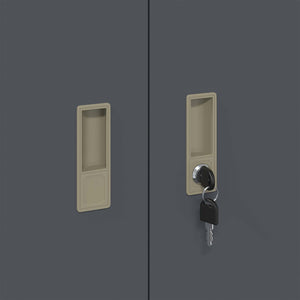 Anthrazit Stahlschrank 90x40x70cm