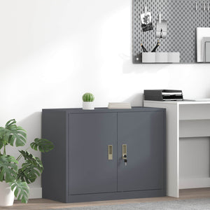 Anthrazit Stahlschrank 90x40x70cm