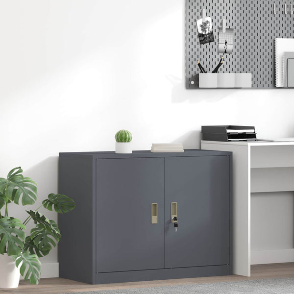 Anthrazit Stahlschrank 90x40x70cm