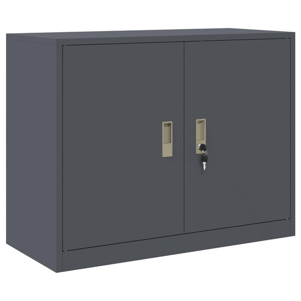 Anthrazit Stahlschrank 90x40x70cm