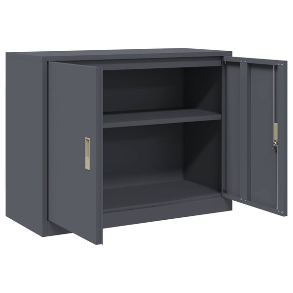 Anthrazit Stahlschrank 90x40x70cm