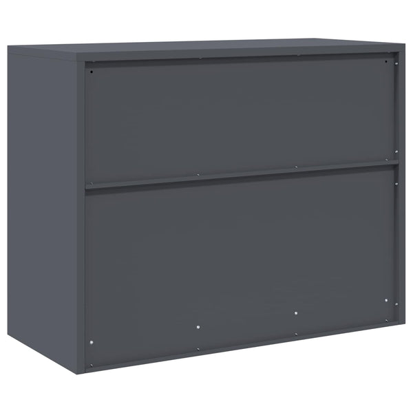Anthrazit Stahlschrank 90x40x70cm