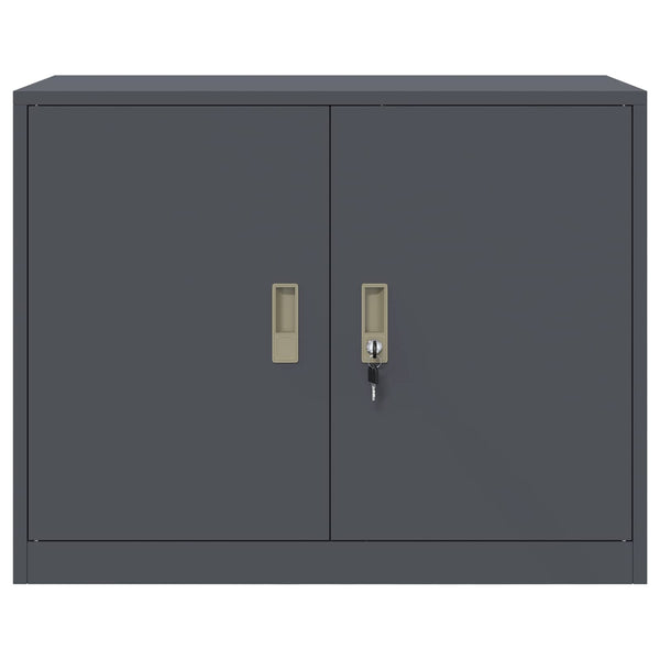 Anthrazit Stahlschrank 90x40x70cm