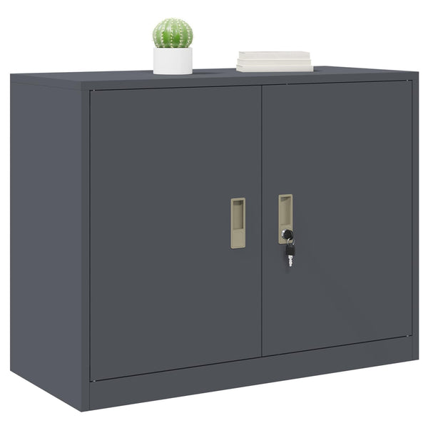 Anthrazit Stahlschrank 90x40x70cm
