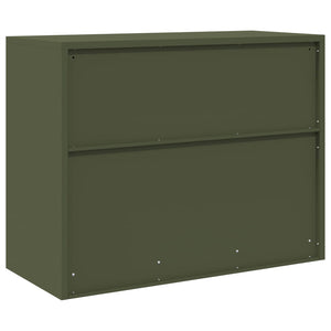 Aktenschrank Olive Grün Stahlschrank 90x70 cm