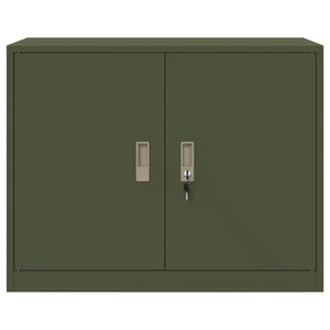 Aktenschrank Olive Grün Stahlschrank 90x70 cm