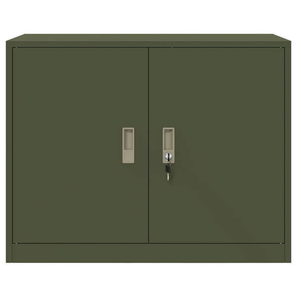 Aktenschrank Olive Grün Stahlschrank 90x70 cm
