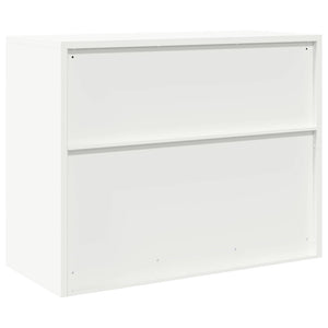 Weißer Stahlschrank, 90x40x70 cm