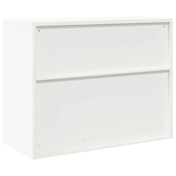 Weißer Stahlschrank, 90x40x70 cm