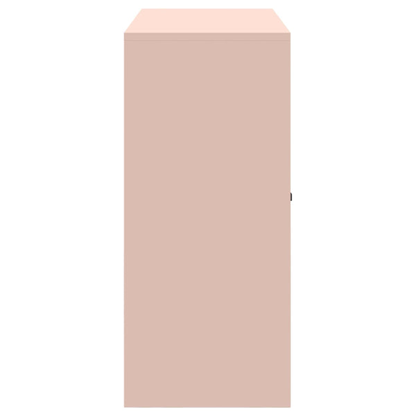 Rosa Aktenschrank Stahl 90x40x90cm