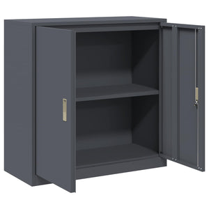 Aktenschrank Anthrazit Stahl 90x90x40cm