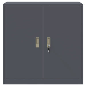 Aktenschrank Anthrazit Stahl 90x90x40cm