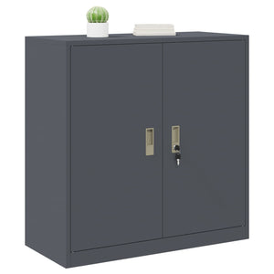 Aktenschrank Anthrazit Stahl 90x90x40cm