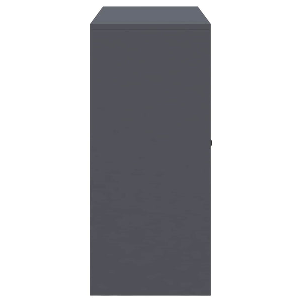Aktenschrank Anthrazit Stahl 90x90x40cm