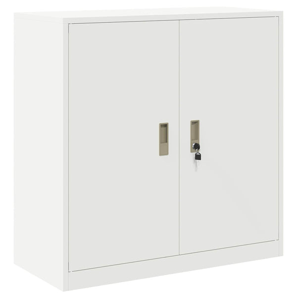 Weißer Stahlschrank 90x40x90cm