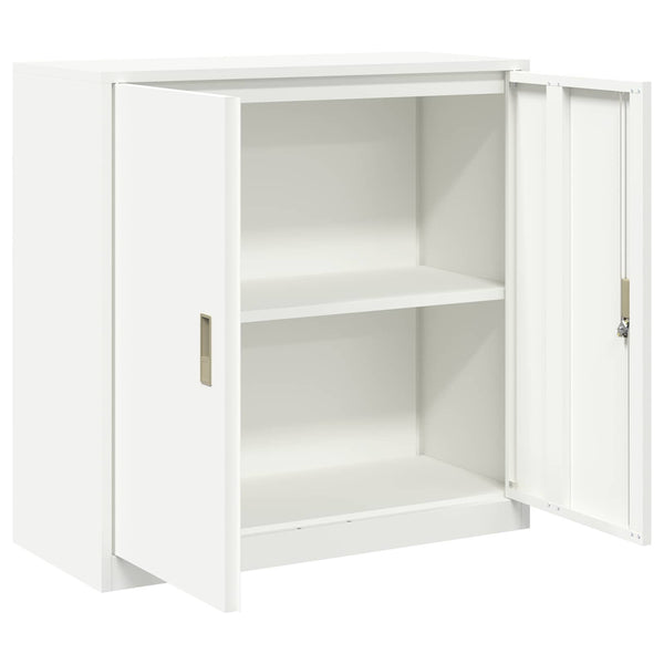 Weißer Stahlschrank 90x40x90cm