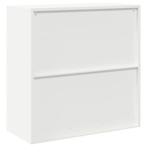Weißer Stahlschrank 90x40x90cm