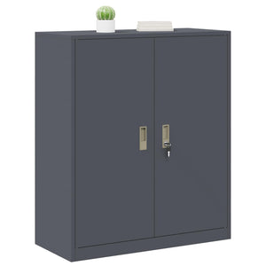 Aktenschrank Anthrazit Stahl 90x40x105cm
