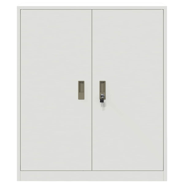 Weißer Stahlschrank, 90x40x105 cm