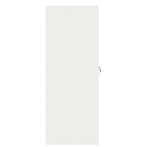 Weißer Stahlschrank, 90x40x105 cm